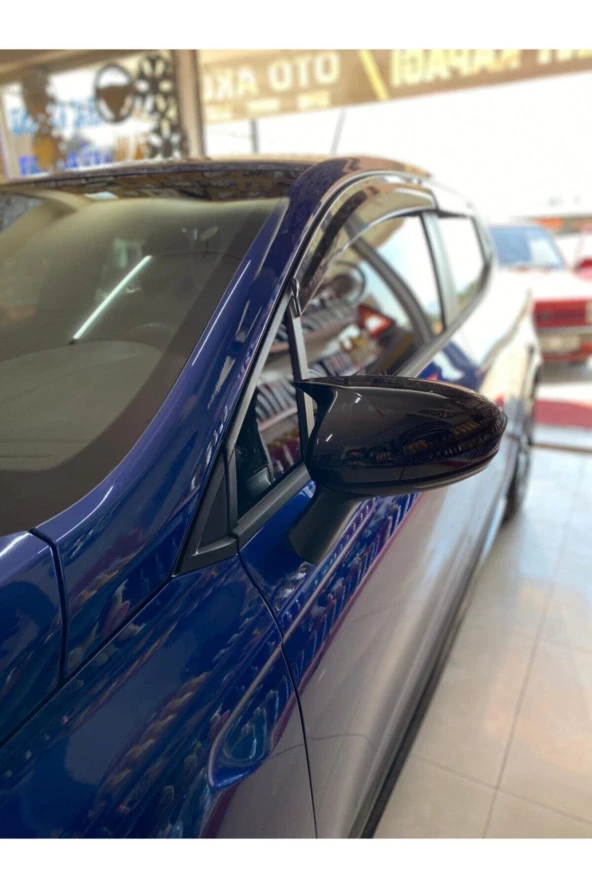 Renault Clio 5 Yarasa Ayna Takımı Parlak Siyah Batman Ayna Kapağı ürün görseli 1