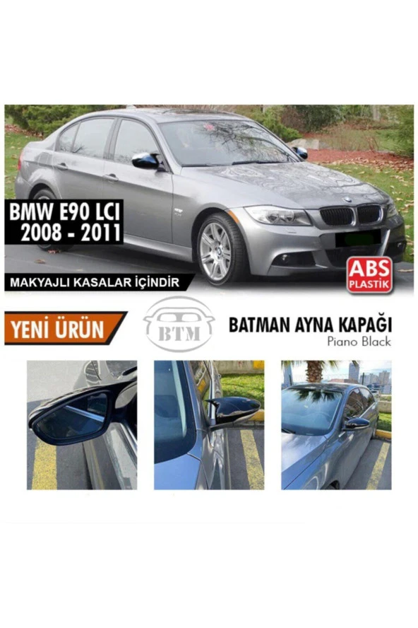 Bmw E90 Lci Yarasa Batman Ayna Kapağı Piano Black ürün görseli 1
