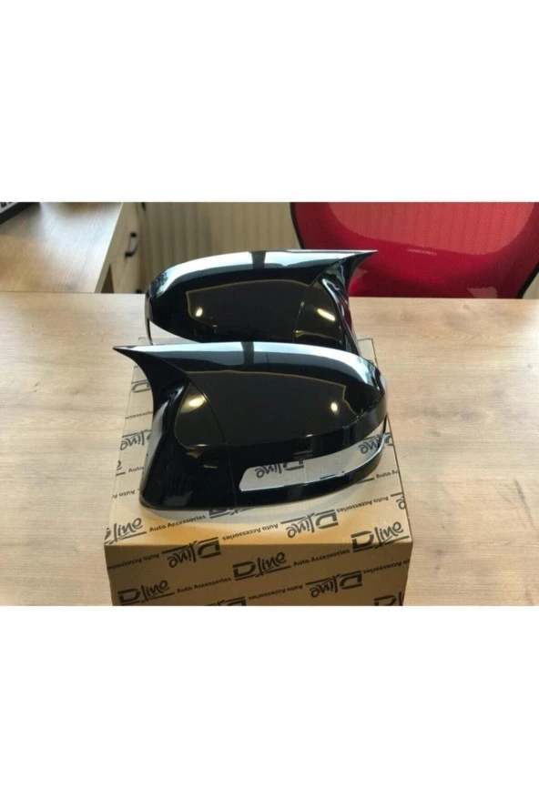 Honda Civic Fd6 Yarasa Batman Ayna Kapağı Piano Black Plastik ürün görseli 1