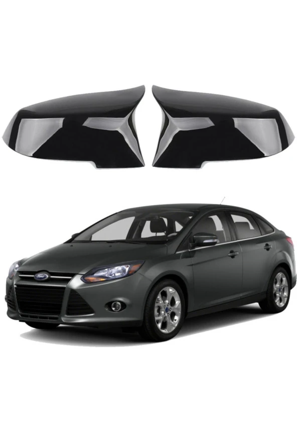 2012-2018 Ford Focus 3 Yarasa Batman Ayna Kapağı ürün görseli 1
