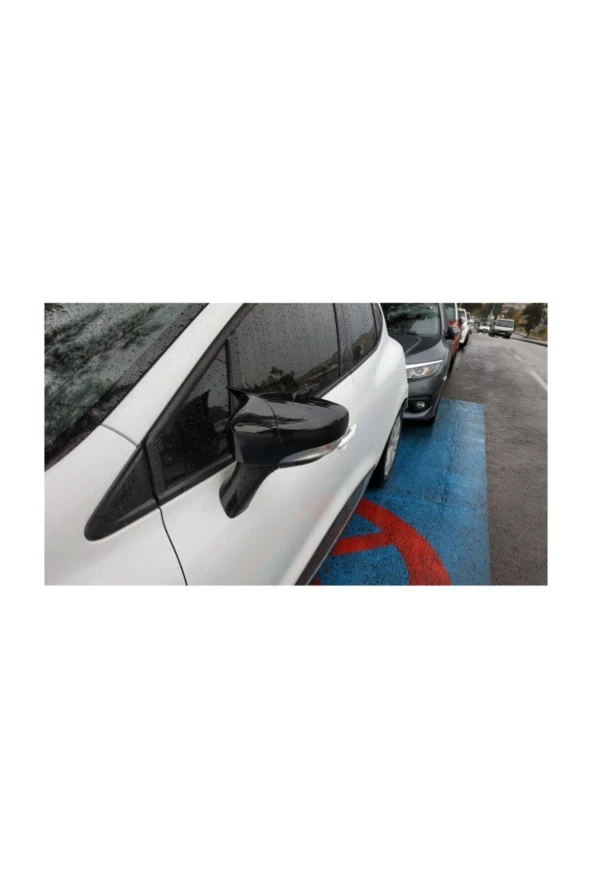 Renault Clıo 4 Batman Yarasa Ayna Kapağı Piano Black ürün görseli 1