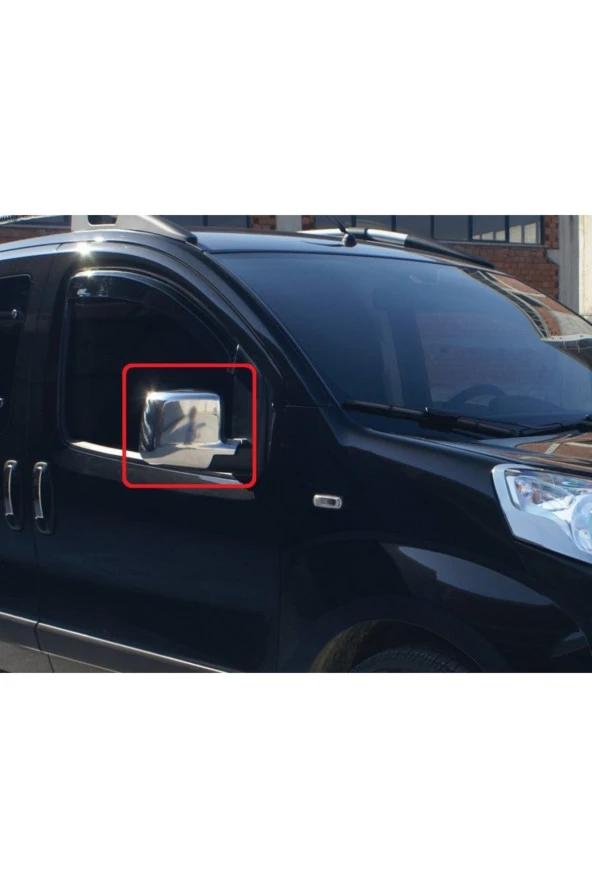 Peugeot Bipber ABS Krom Ayna Kapağı 2008 Sonrası Arası Sağ Sol ürün görseli 1