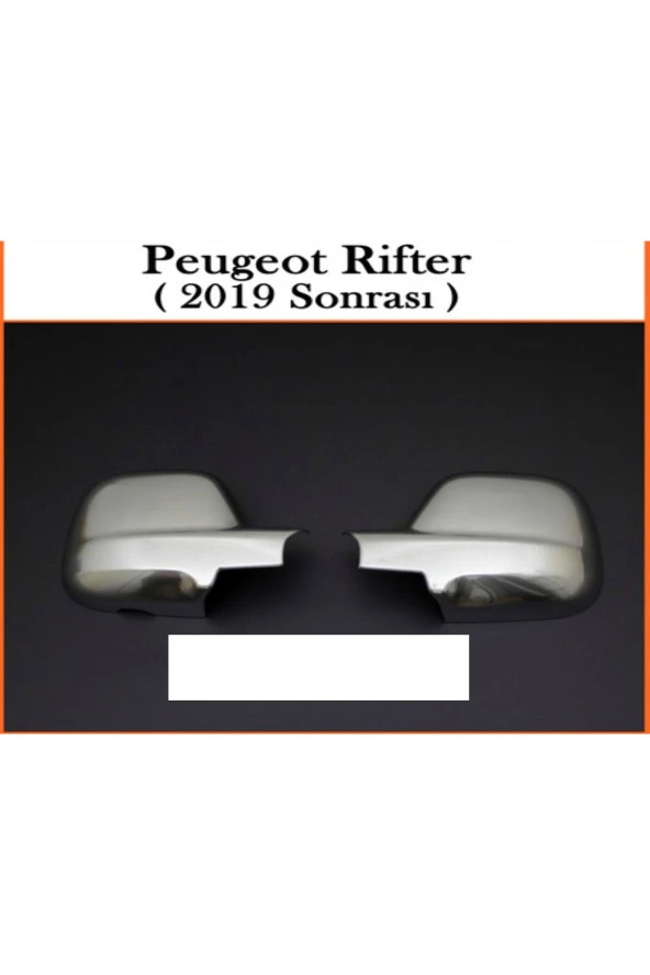 Peugeot Rifter Krom Ayna Kapağı 2 Prç. Abs 2019 ve Sonrası ürün görseli 1