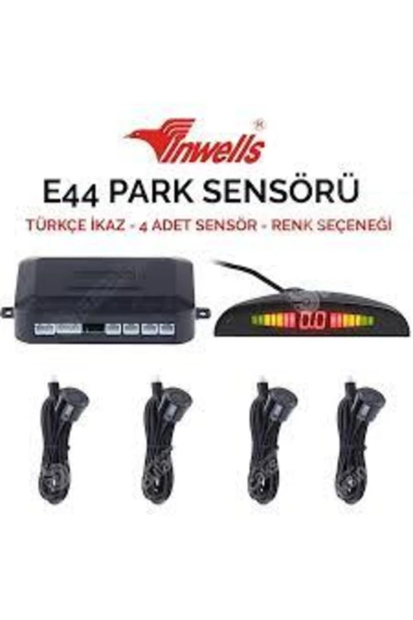 Inwels Park Sensoru E44 4 Sensorlu Sıyah Turkce Konusan ürün görseli 1