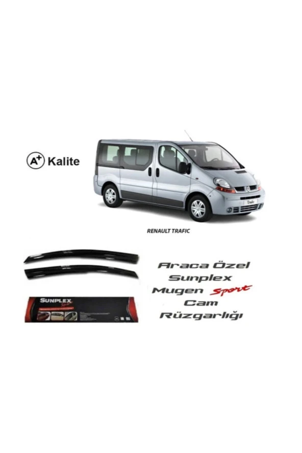 Renault Trafic Mügen Cam Rüzgarlığı 2003-2014 Ön 2 Parça Sps61 ürün görseli 1