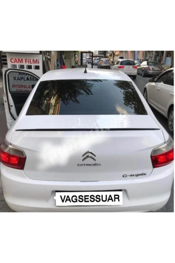 Citroen C Elysee Bagaj Üstü Spoiler Bagaj Çıtası Pianoblack ürün görseli 1