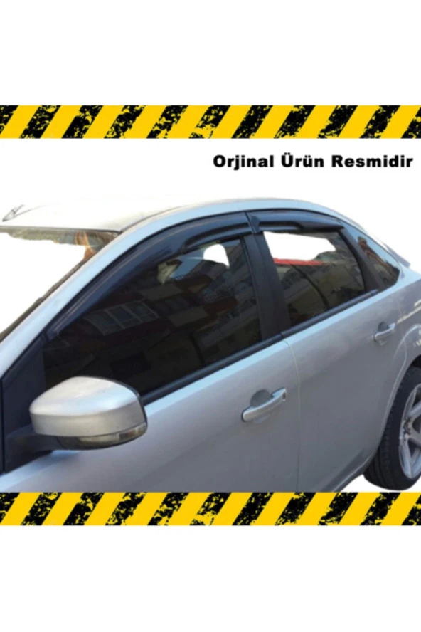 Ford Focus 2 Mügen Cam Rüzgarlığı Hb 2005 - 2011 Arası 4 Lü Set ürün görseli 1