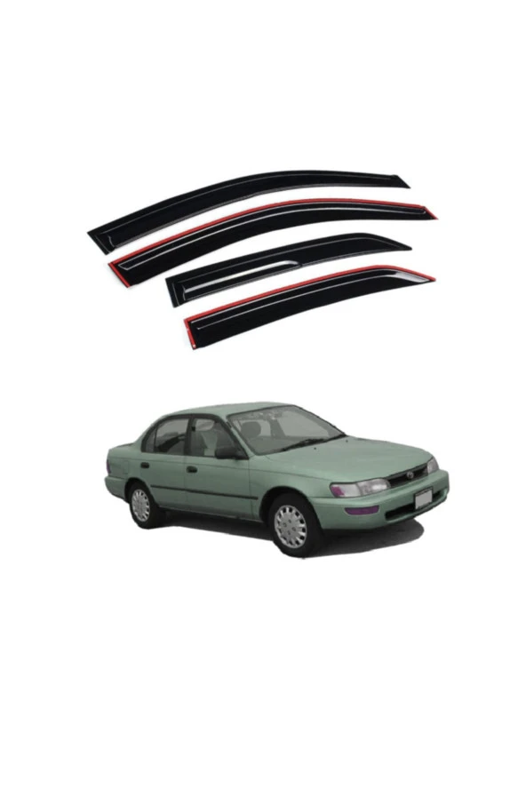 Toyota Corolla 1993-1998 Mugen Tip Cam Rüzgarlığı ürün görseli 1