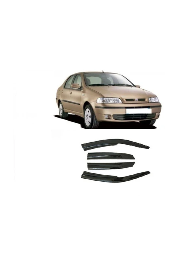 Fiat Albea (2002-2012) Cam Rüzgarlığı Avant Tip (4lü Set) ürün görseli 1