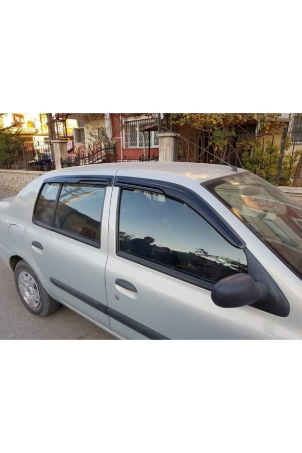 Renault Clio 2 Symbol Mügen Cam Rüzgarlığı Sedan 1999-2008 Arası 4 Lü Set ürün görseli 1