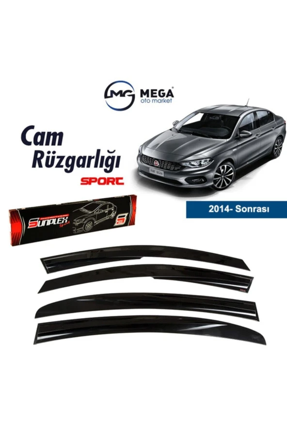 Fiat Egea 2014- Sonrası Mugen Cam Rüzgarlık ürün görseli 1