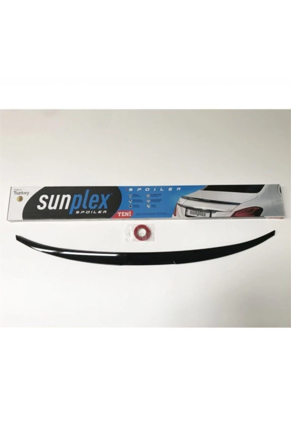 Sunplex Audi A3 Sedan Bagaj Üstü Spoiler Piano Black ürün görseli 1