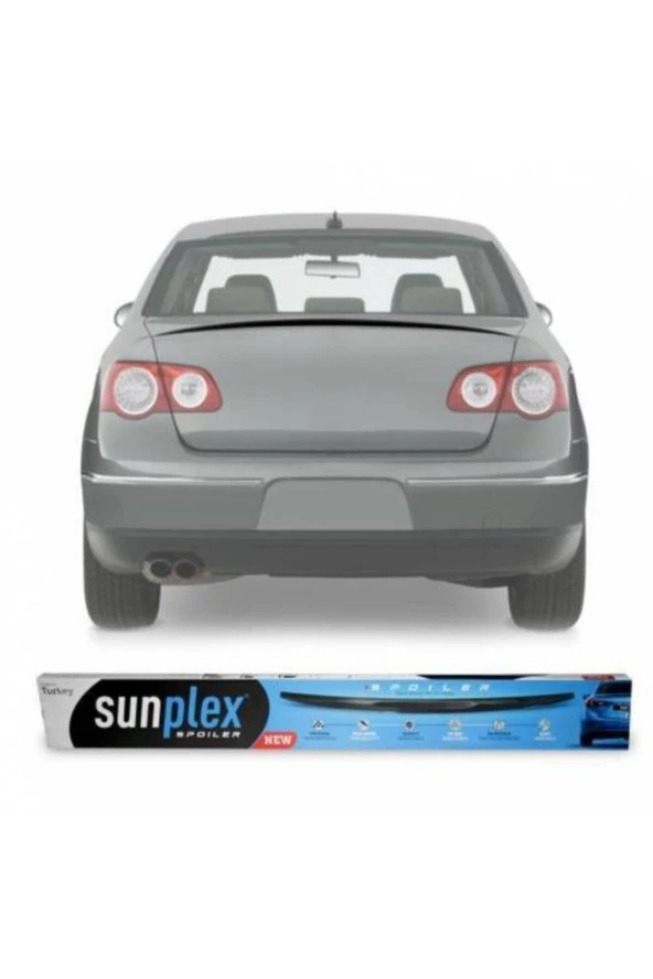 Vw Passat B6 Bagaj Üstü Spoiler Piano Black ürün görseli 1