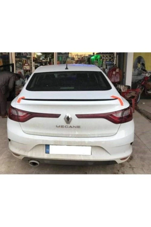 Spoiler Renault Megane 4 2016-2020 Piano Black Rüzgarlık Spoiler ürün görseli 1