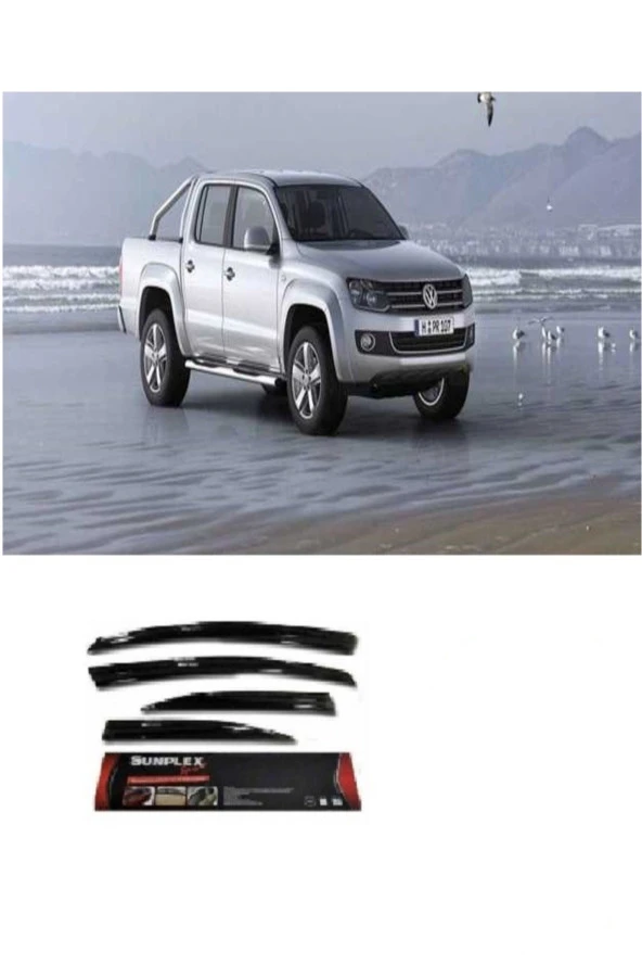 Vw Amarok 2012 Ve Sonrası Mugen Cam Rüzgarlığı Ön-Arka ürün görseli 1