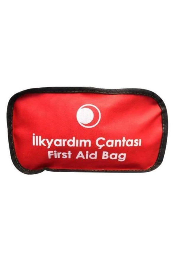 Ilk Yardım Çantası  Uyumlu Araç Ev Iş Yeri Acil Müdahale Çantası Ilk Yardım Seti Kırmızı ürün görseli 1