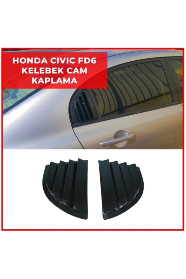 Honda Civic Fd6 Yarasa Batman Ayna Ve Kelebek Cam Rüzgarlığı 2li ürün görseli 1