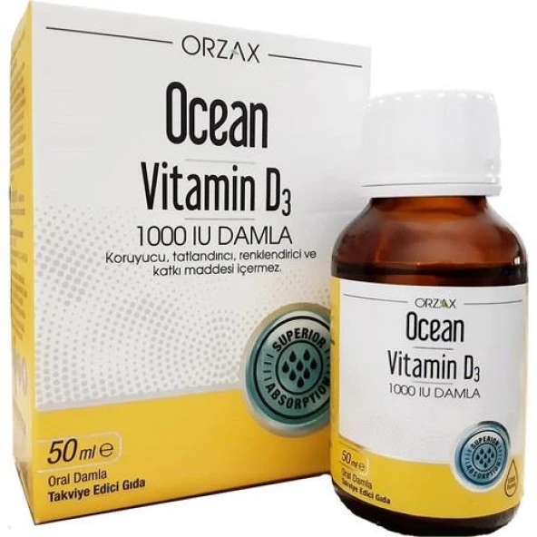 Ocean Vitamin D3 1000 IU 50 ml Damla ürün görseli 1