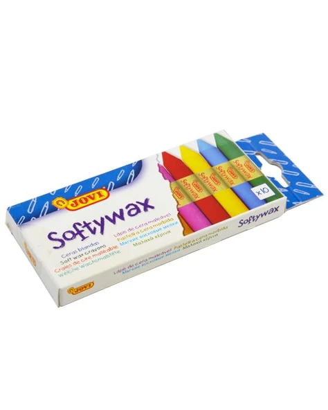 Jovi Softwax 10 Renk Yumuşak Mum Boya ürün görseli 1