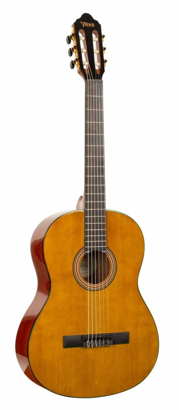 VALENCIA VC264H KLASİK GİTAR, HYBRID, SCALE 4/4,NATUREL,PARLAK VALENCIA, VC264H, KLASİK GİTAR, HİBRİT, İNCE KLAVYE, 4/4, ANTİK NATUREL ürün görseli 1
