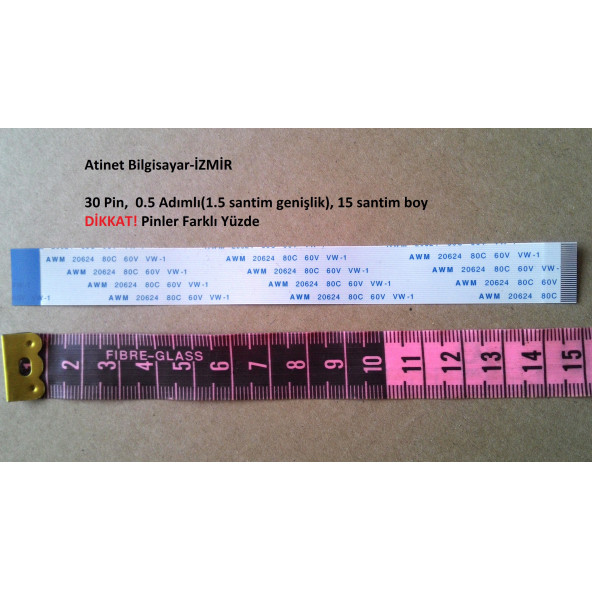 Harward Hr-Btg707 Kafa Filmi Flex Kablo 30 Pin 15Cm 30-0.5-15B ürün görseli 1