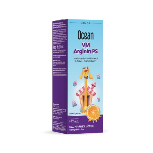 Ocean VM Arginin Ps Ballı Portakal Aromalı Şurup 150 ml ürün görseli 1