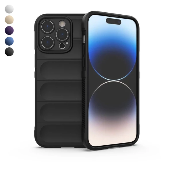 iPhone 15 Pro Kılıf Optimum Lens Çerçeveli Silikon Kapak ürün görseli 1