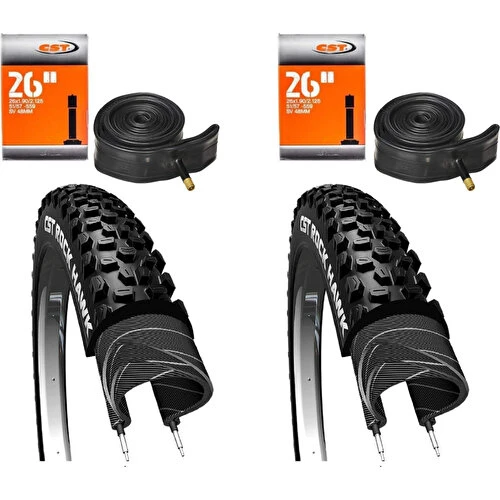 Cst Rock Hawk 26X2.25 Mtb Bisiklet Lastik Seti 2iç + 2dış ürün görseli 1
