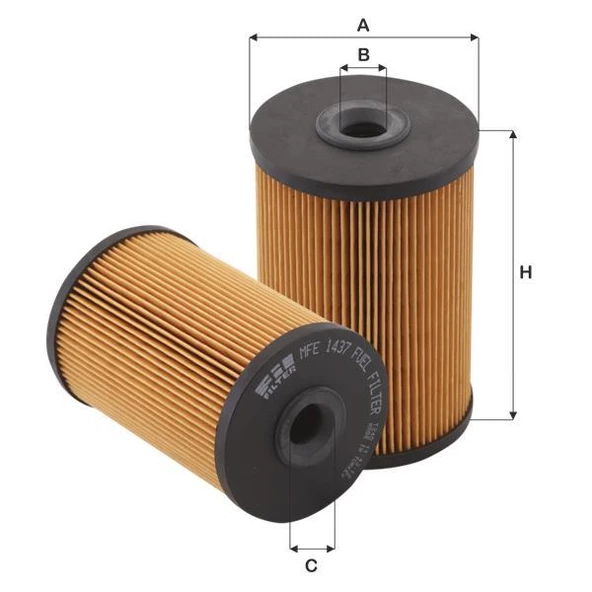 FİL MFE1417MB YAKIT FİLTRESİ PARTNER BERLİNGO C4 C5 C8 JUMPY 206 306 307 VİTARA ürün görseli 1