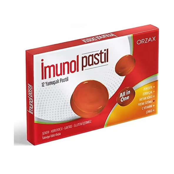 İmunol Portakal Aromalı 12 Pastil ürün görseli 1