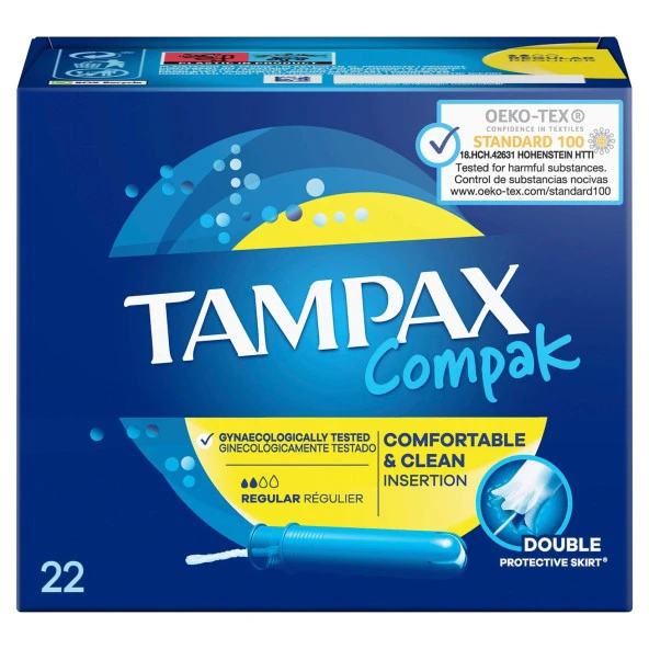 Tampax Compak Regular Tampon 22 Adet - Resim 2