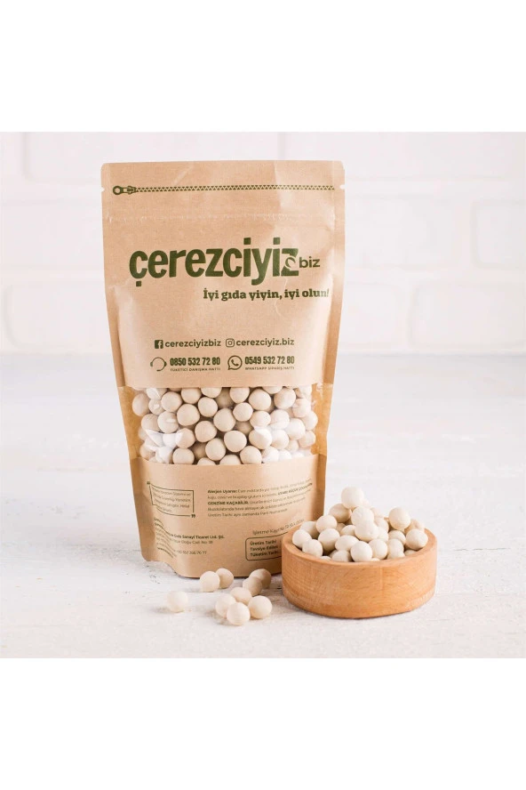 Kaplamalı Beyaz Kıtır Leblebi 250gr. ürün görseli 1