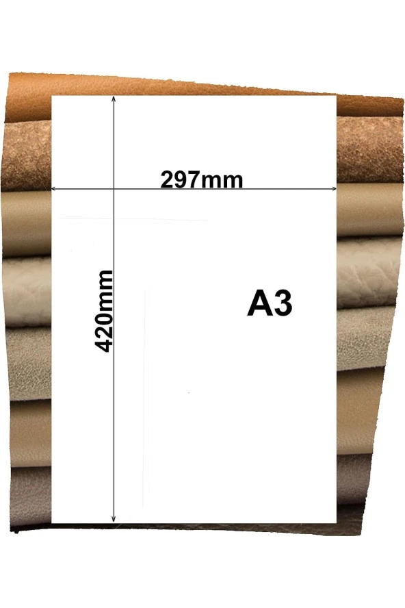 OSM A3 boyutunda deri paketleri 3lü paket - Resim 2