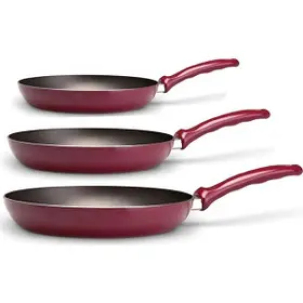 CEM PRATİKO TEFLON TAVA SETİ 3 LÜ SET - Resim 2