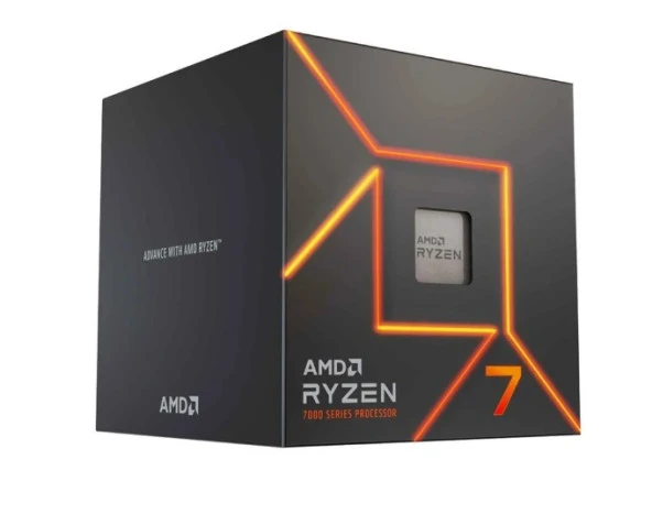 AMD Ryzen 7 7700 (8 Çekirdek) 3.8GHz ~ 5.3GHz 32mb AM5 İşlemci Box (Fan Dahil) ürün görseli 1