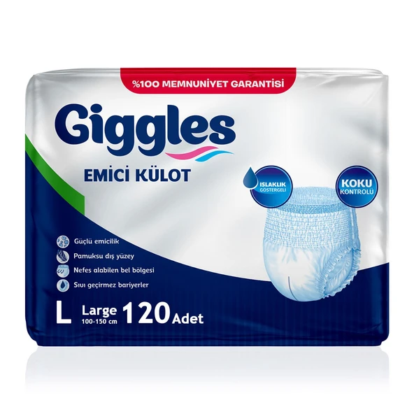 Giggles Emici Külot L-Large Beden 120 Adet ürün görseli 1