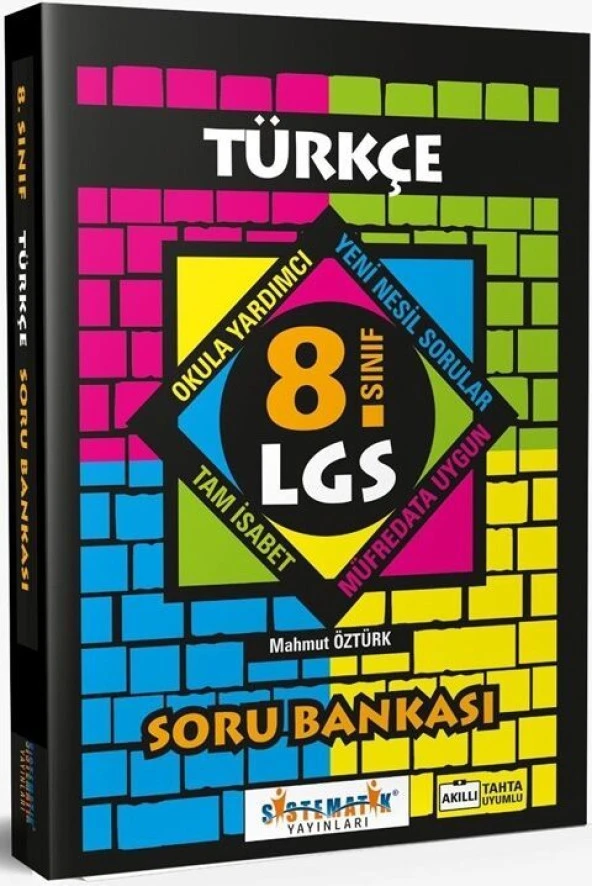 8. Sınıf LGS Türkçe Soru Bankası Sistematik Yayınları ürün görseli 1