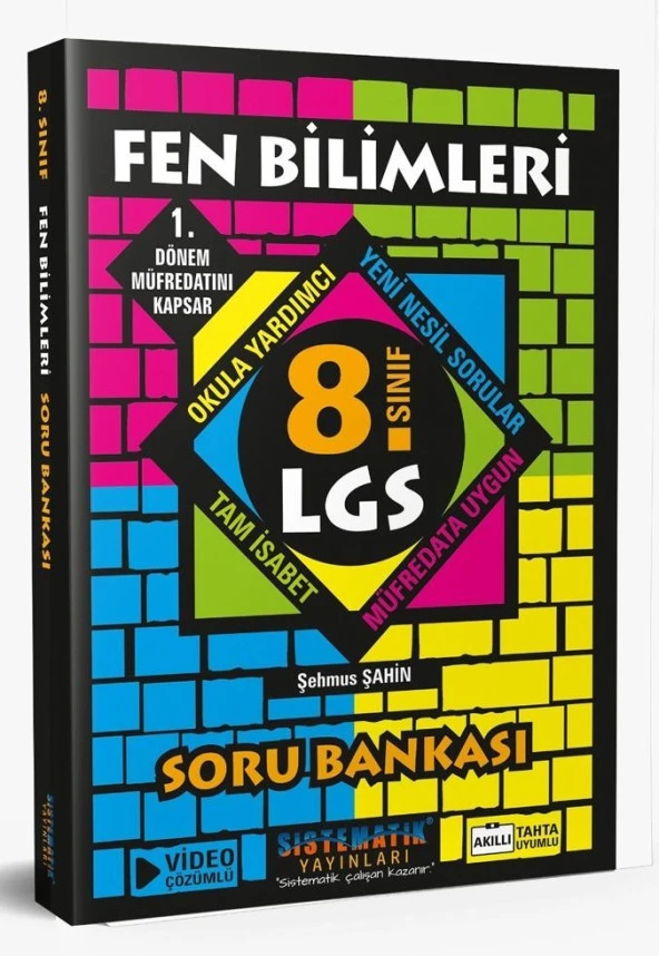 8. Sınıf LGS Fen Bilimleri Soru Bankası Sistematik Yayınları ürün görseli 1
