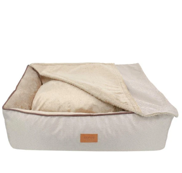 Lepus Winter Bed Krem Large ürün görseli 1