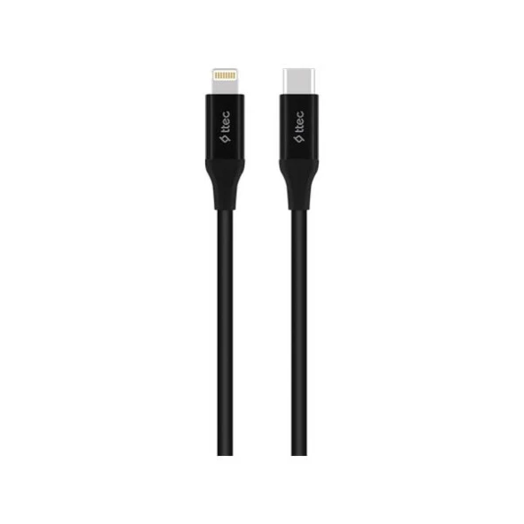 Ttec Type C To Lightning Şarj Kablosu 1.5M Siyah -2DK40S ürün görseli 1