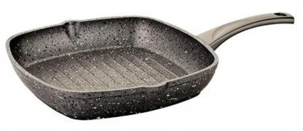 OMS Granit Grill Tava 28x28 CM Gri 3212000728GRİ ürün görseli 1