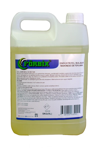 FORBİXENDÜSTRİYEL BULAŞIK MAKİNASI DETERJANI 5 KG ürün görseli 1