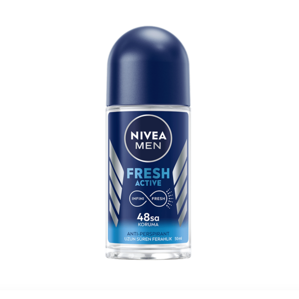 Nivea Man Roll-On Deodorant Fresh Active 50 ml ürün görseli 1
