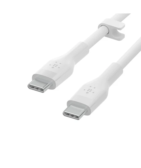 Belkin Type C-C Sılıcone 1M 2'li Pk Beyaz - Resim 5