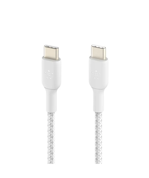 Belkin Braıded Type C-C 2.0 1M WHT 2'li - Resim 10