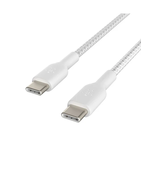 Belkin Braıded Type C-C 2.0 1M WHT 2'li - Resim 3
