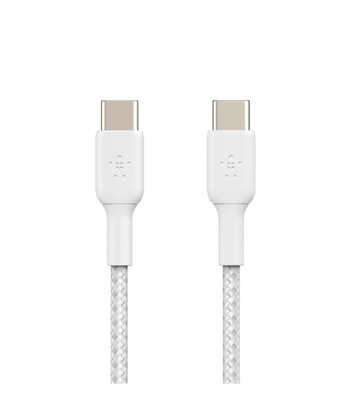 Belkin Braıded Type C-C 2.0 1M WHT 2'li - Resim 8