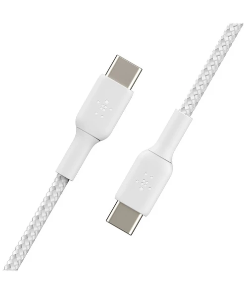 Belkin Braıded Type C-C 2.0 1M WHT 2'li - Resim 6