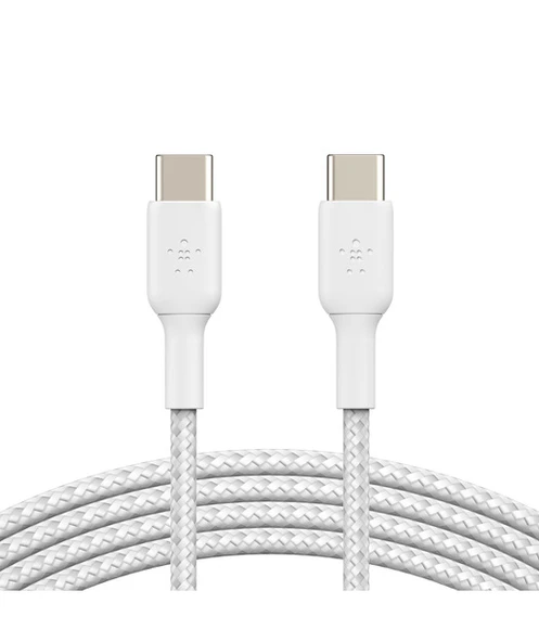Belkin Braıded Type C-C 2.0 1M WHT 2'li - Resim 12