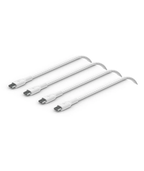 Belkin Braıded Type C-C 2.0 1M WHT 2'li ürün görseli 1